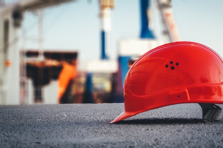 General contractor at a construction site
